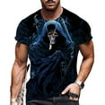 thumbnail image 2 of Big and Tall Shirts for Men T Shirt Angel Cool Mower T Shirt Tall Size Shirts for Men Size Man Western Striped Long Sleeved Compression Men's S, 2 of 4