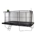 thumbnail image 2 of JumpKing 10'x15' Rectangle Trampoline with 2 Powder Coated Basketball Hoops & Breakaway Rim and Ladder- Large Recreational Trampoline for Kids and Adults with Enclosure Net, 2 of 9