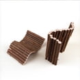 thumbnail image 7 of Natural Wood Hamster Toy Arch Bridge, Chewable Climbing Ladder for Teeth Grinding, Small Pet Hideout Fence for Syrian Hamster, Gerbil, Dwarf Hamster Cage Accessories A, 7 of 7