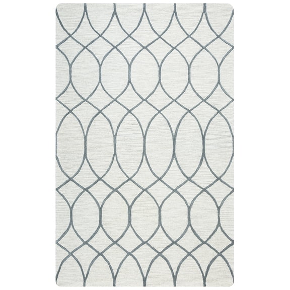 Rizzy Rugs Caterine Area Rug CE9482 Khaki Lines Swirls 10' x 14' Rectangle