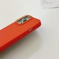 thumbnail image 2 of Case for iPhone 13 Pro,Electroplated Metal Gold Three-Stage Splicing, Simple and Luxurious Appearance, A Variety of Colors are Available, Soft TPU Phone Case for iPhone 13 Pro,Red, 2 of 7