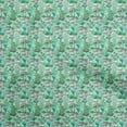 thumbnail image 1 of oneOone Cotton Cambric Mint Green Fabric Mushroom Craft Projects Decor Fabric Printed By The Yard 42 Inch Wide, 1 of 5