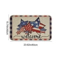 thumbnail image 3 of Independence Day Welcome Doormats Patriotic Red White And Blue Star-Spangled Doormats 3 Styles Washable NonSlip Mats Perfec for Anniversaries, 3 of 6