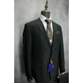 thumbnail image 4 of Mens Giorgio Fiorelli Modern Fit 2pc Charcoal Window Pane Formal Suit G79695, 4 of 9
