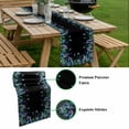 thumbnail image 5 of Colorful Leaf Table Runner - 72 Inch Long, Kitchen Dining Table Runner Dresser Scarves, Farm Pastoral Plant Watercolor Black Farmhouse Decor for Coffee Tables Wedding Party Banquet, 5 of 8