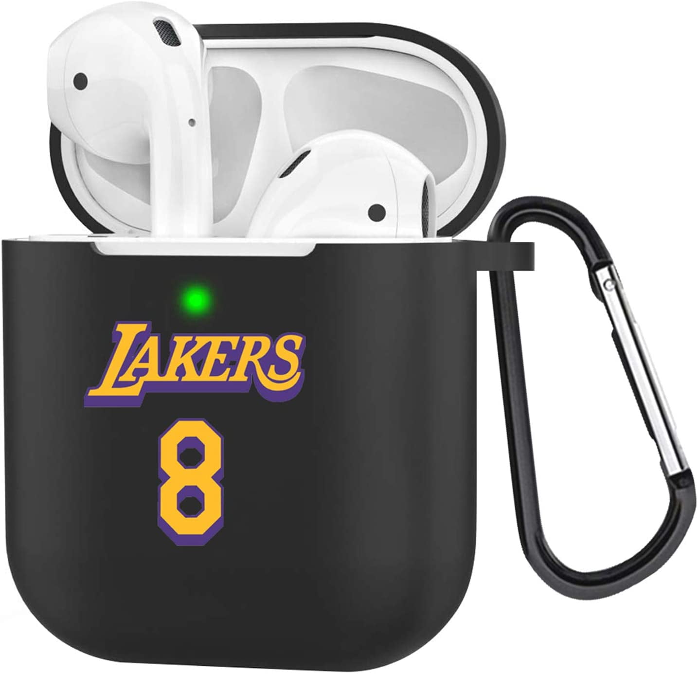 TwinkleHope for Airpod 1/2 Case Soft Silicone, Cute Trendy Basketball