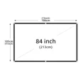 thumbnail image 2 of Black Background Milk Silk Projector Screen High-definition Outdoor,Office,Home, 2 of 7