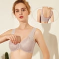 thumbnail image 3 of Bralette de encaje con cierre frontal para mujer, sujetador Sexy de talla grande, lencería femenina de piezas, ropa interior de realce, Top corto íntimo sin costuras, 3 M-5XL, 3 of 4