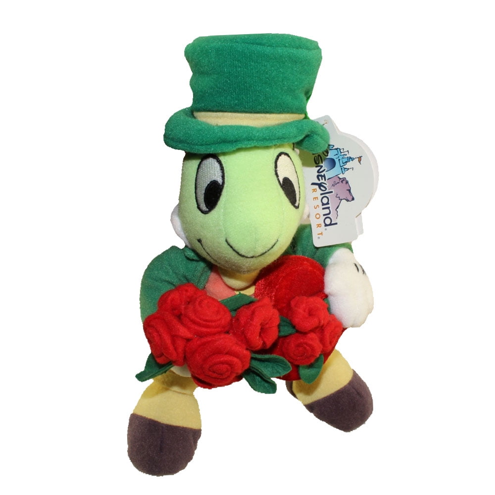 Disney Bean Bag Plush JIMINY CRICKET (Valentine) (Pinocchio) (10 inch)