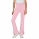 thumbnail image 4 of Pantalones de yoga acampanados de color liso para niñas, con bolsillos y cintura elástica, de poliéster, tallas medianas y grandes., 4 of 9