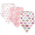 thumbnail image 2 of Hudson Baby Infant Girl Cotton Bandana Bibs 4pk, Princess, One Size, 2 of 3