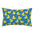 thumbnail image 3 of Salouo Rubber Duck Print Print Pillow Case Cover,Wrinkle-Free Bed Pillow Cover Pack of 1 Home Decor Fade-Resistant and Stain-Resistant ,Pillows Not Included -20"x30", 3 of 8