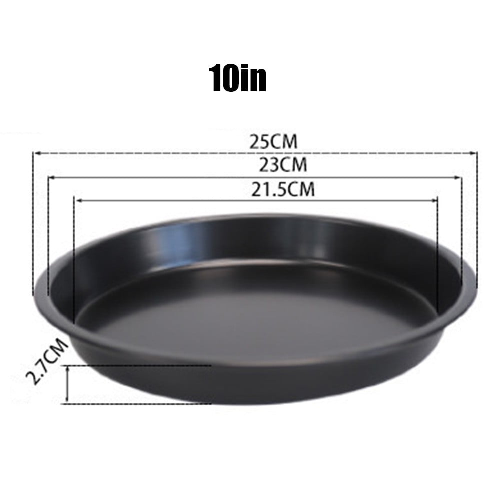 6/8/10" Non Stick Pizza Tray Carbon Steel Round Tray Cake Pan Mould Baking Tools 
