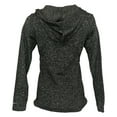 thumbnail image 2 of Eddie Bauer Women's Outerwear Hooded Full Zip Fleece Jacket Size: S, Color: Black Heather, 2 of 4