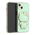 thumbnail image 1 of Hello Kitty Mirror Bracket Holder Phone Case For Huawei P60 Pro Plus P50 P40 P20 P30 Lite P Smart Z Y9 Prime 2019 Plating Cover LXY, 1 of 7