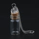thumbnail image 5 of 2x 5 Uds/unids Mini de Cristal Colgante Botella DIY Difusor de Perfume Aroma para El Hogar, Coche, Boda, Etc., 5 of 9