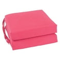 thumbnail image 4 of Blazing Needles Indoor 16" x 16" Twill Chair Cushion, Bery Berry, 4 of 4