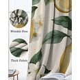 thumbnail image 3 of Spring Lemon Blackout Curtains for Bedroom Living Room Darkening Curtains 84 Inch Length 2 Panels Set Summer Flower Leaf Branch Nature Fruit Window Curtain Window Treatment Grommet Drapes 52"x84", 3 of 9