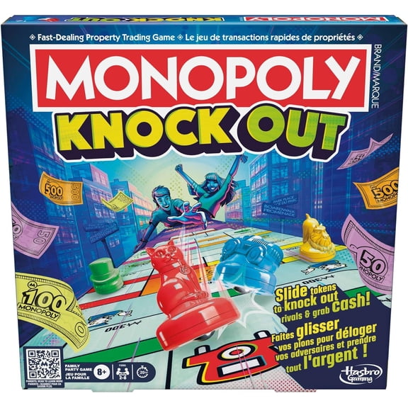 Hasbro - Monopoly - Knockout Family Party Game