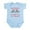 Sky Blue, variant on CafePress - Daddys Dirt Bike Is Fast Infant Bodysuit - Baby Light Bodysuit, Size Newborn - 24 Months
