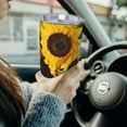 thumbnail image 6 of KLL Japanese Were Blossoming Print 40oz Stainless Steel Insulated Car Cup with Spillproof Lid - Keep Your Drink Hot or Cold on the Go-Without Straw, 6 of 8
