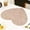 Rose Gold, variant on KMMYS Non-Slip Heat Insulating PVC Table Mat, Reversible Round Dinner Placemat, Water and Stain Resistant, Anti-Scald Protector, Foldable, 14.96x14.96 inches