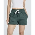 thumbnail image 2 of Real Essentials 3 Pack: Women’s Cotton French Terry Shorts Pockets - Casual Athletic Lounge (Available In Plus), 2 of 6