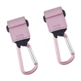 thumbnail image 1 of 2 Piezas Ganchos para Cochecitos Clips para Cochecitos Accesorios para Cochecitos Percha para Cochecitos Ganchos Organizadores para Cochecitos Cocheci Rosa, 1 of 8