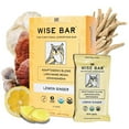 thumbnail image 1 of Hongos adaptógenos Wise Bar de Nutrition Bars con sabor a reishi, melena de león y ashwagandha, limón y jengibre, 12 unidades, 1 of 7