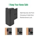 thumbnail image 5 of Cerradura de seguridad para puerta para el hogar, cerradura de refuerzo de puerta a prueba de niños con tope de 3", 4 tornillos, soporta 800 libras para puerta que se abre hacia adentro, 5 of 6