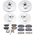 thumbnail image 2 of PowerStop Front and Rear Geomet Coated Brake Rotor and Pad Kit Fits: TOYOTA Select Models CRK6105, 2 of 5