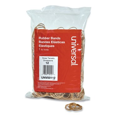 Universal 00418 Rubber Bands, Size 18, 3 X 1/16, 400 Bands/1
