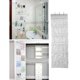 thumbnail image 4 of 24 Grid Over Door Hanging Organizer Práctico soporte de almacenamiento -negro Afortunado Sencillez, 4 of 4