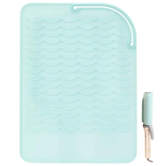 Silicone Heat Resistant Mat Multifunctional Insulation Mat Non-Slip Mat Pad for Curling Irons Hair Straightener Hair Styling Tools
