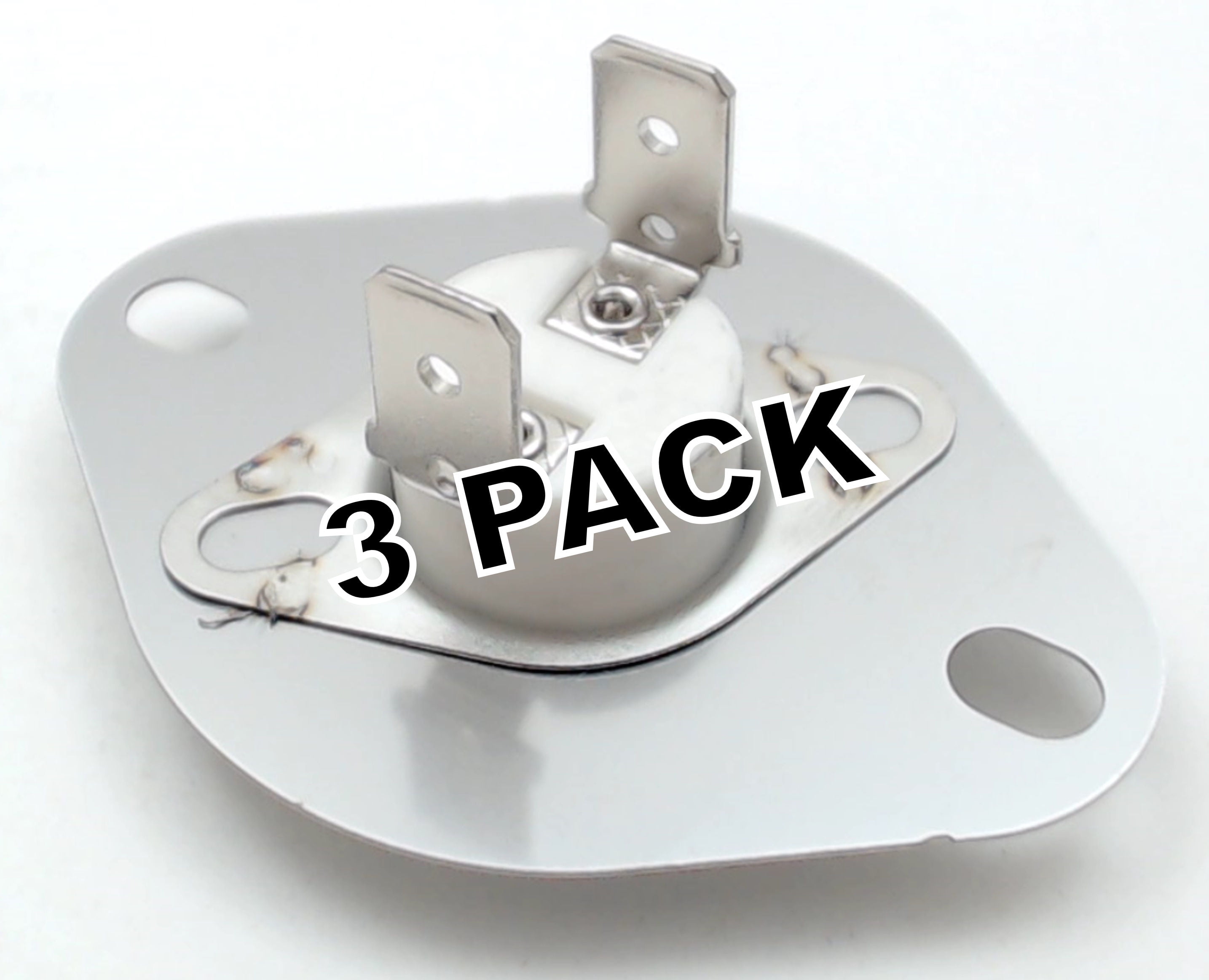 Sears 3 Pk Dryer Thermostat L155 for Whirlpool 3387134 Sears 3 Pk Dryer Thermostat L155 for Whirlpool 3387134