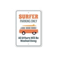 thumbnail image 2 of Surfer Van Parking Only Novelty Sign, Metal Wall Decor - 10x14 inches, 2 of 4