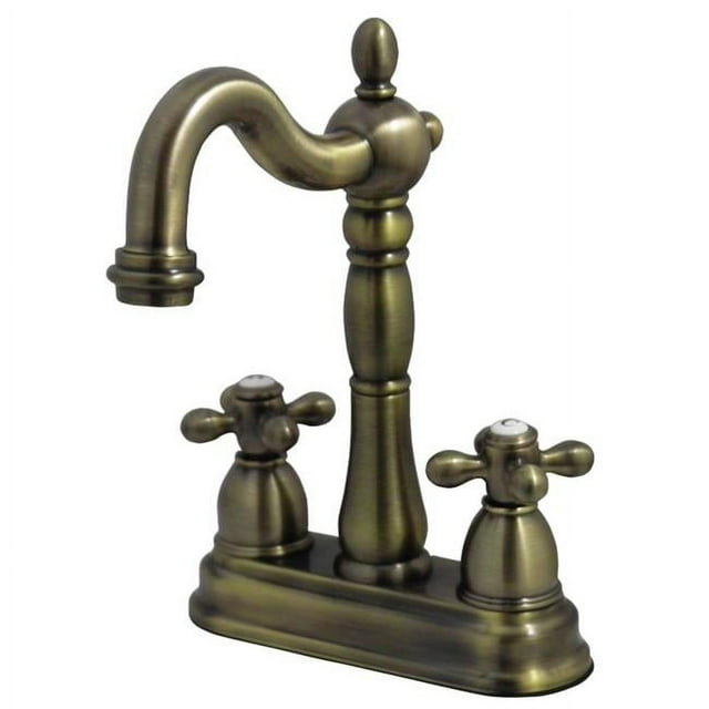 Kingston Brass KB1493AX Bar Faucet without Pop-Up Rod Antique Brass