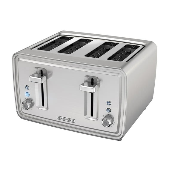 Black & Decker 4 Slice Toaster in Stainless Steel