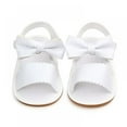 thumbnail image 4 of GYRATEDREAM Baby Girls Sandals Soft Sole Summer Infant Dress Shoes Baby Flat Beach Shoes Newborn Crib Shoes First Walkers 0-18 Months, 4 of 6