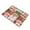 B, variant on Moocorvic Christmas Ornaments Knitted Cloth Dinner Mat Creative Christmas Decorations