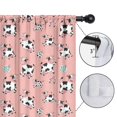 thumbnail image 4 of Blackout Kids Curtains,Pink Cow Spotted Pattern Childrens Insulated Curtains Set Of 2,Bedroom Essentials,Toddler Room Decor 42x63in(106x160cm), 4 of 5