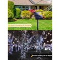 thumbnail image 4 of Luces solares navideñas EXF 400 LED 132 pies, paquete de 4 unidades, color blanco frío, 4 of 7