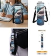 thumbnail image 5 of Jeiento 5-Piece Backpack and Lunch Box Set 16 Inch Water Resistant Polyester Blue Shark Backpack for Elementary Boys with Pencil Case, Water Bottle Holder, Keychain, Back to School, 5 of 6