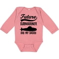 thumbnail image 3 of Inktastic Future Submariner Like Daddy Boys or Girls Long Sleeve Baby Bodysuit, 3 of 5
