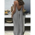 thumbnail image 2 of Vestido de Verano Holgado con Tirantes Finos y Espalda Descubierta, 2 of 4