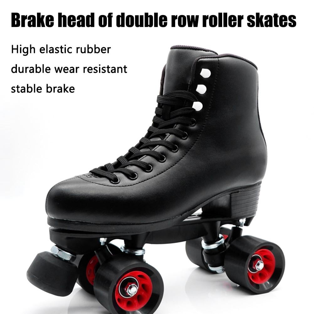 2pcs Roller Skates Toe Stops Adjustable Plugs Brake Block Rubber High-elastic Suitable for Double-row Skates Skates - Walmart.com