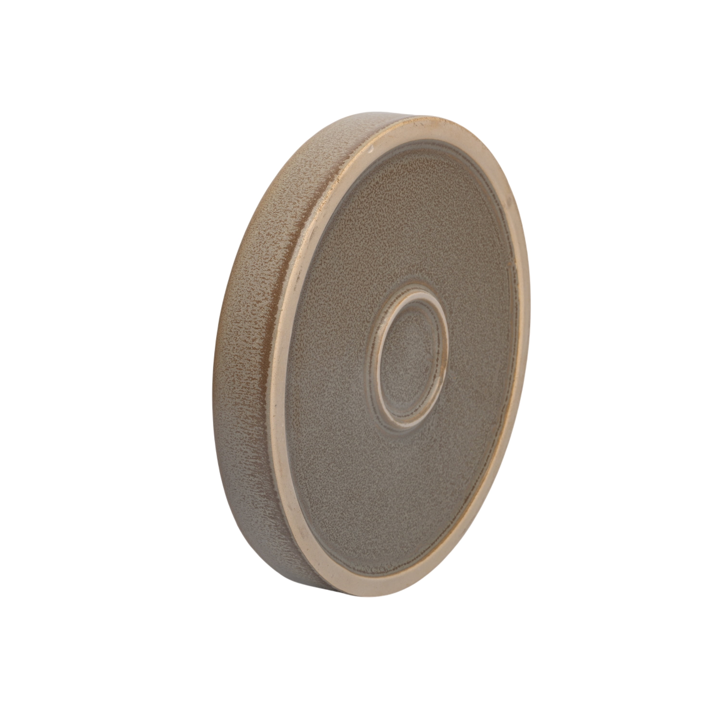 Better Homes & Gardens 8 inch Gray Ceramic Planter Saucer