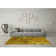 thumbnail image 3 of Ahgly Company Indoor Rectangle Oriental Yellow Industrial Area Rugs, 4' x 6', 3 of 4