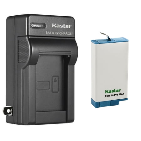 Kastar 1-Pack GoproMax Battery and AC Wall Charger Replacement for GoPro Max SPCC1B ACDBD-001 ACBAT-001 ACCBAT-001 CHDHZ-201 Battery GoPro MAX 360 Waterproof Degree 5.6K Action Camera