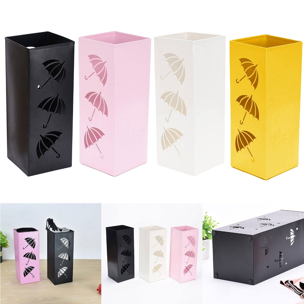 CIYISON Metal Umbrella Holder Standing Umbrella Stand Rack Decorative Umbrella Holder Bin Multipurposes Walking Stick Holder